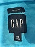 Gap 100% Linen Color Block Teal Long Sleeve Button-Down Shirt Size XS - photo 7