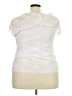 Bobbie Brooks Ivory Short Sleeve Top Size 3X - photo 2