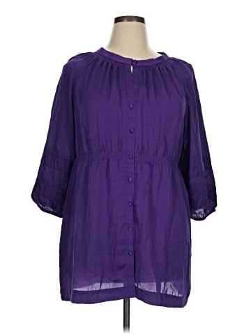 Lane Bryant 3/4 Sleeve Blouse (view 1)