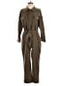 Comune Solid Brown Jumpsuit Size S - photo 1