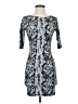 I. Joah Graphic Gray Cocktail Dress Size S - photo 1