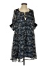 BILA 100% Polyester Paisley Blue Casual Dress Size S - photo 1