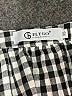 Assorted Brands 100% Cotton Checkered-gingham Black 3/4 Sleeve Button-Down Shirt Size XS - photo 7