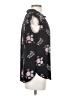 Ann Taylor LOFT 100% Polyester Floral Black Sleeveless Blouse Size XS - photo 4