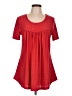Your Style Red Short Sleeve Blouse Size L - photo 1