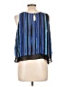 Bisou Bisou 100% Polyester Blue Sleeveless Blouse Size L - photo 2