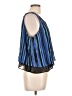 Bisou Bisou 100% Polyester Blue Sleeveless Blouse Size L - photo 4