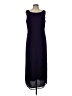 Studio 1 100% Polyester Solid Black Casual Dress Size 12 - photo 1