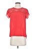 Meraki 100% Polyester Red Short Sleeve Blouse Size S - photo 1