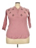 Assorted Brands Pink 3/4 Sleeve T-Shirt Size 3X - photo 1
