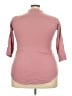 Assorted Brands Pink 3/4 Sleeve T-Shirt Size 3X - photo 2