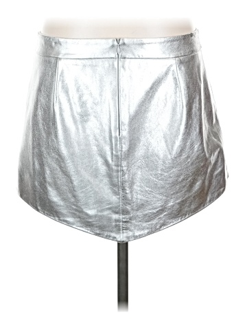 Mason Faux Leather Skirt (view 2)