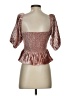 En Saison Pink 3/4 Sleeve Blouse Size S - photo 2