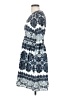 Eliza J 100% Polyester Print Blue Casual Dress Size 4 - photo 5