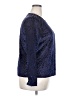 NY Collection Blue Long Sleeve Blouse Size 2X - photo 4