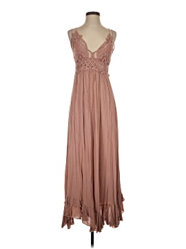 chinese dress ladies Stolen Stores Halter Bias Maxi Slip Dress in Dusty Pink main image 0