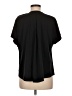 Global Work Black Short Sleeve Blouse Size M - photo 2