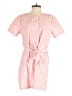 ban.do 100% Cotton Checkered-gingham Pink Romper Size S - photo 1