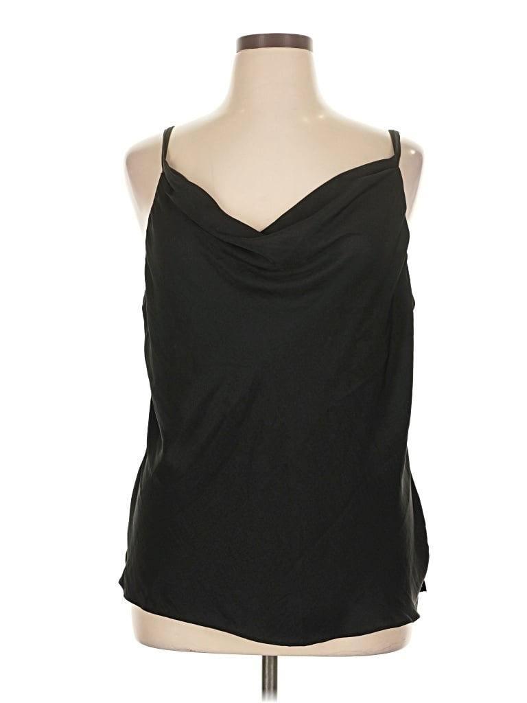 Pre-owned Nine Britton Sleeveless Blouse In Black