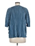 Marc New York 100% Polyester Blue 3/4 Sleeve Blouse Size M - photo 2