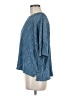Marc New York 100% Polyester Blue 3/4 Sleeve Blouse Size M - photo 5