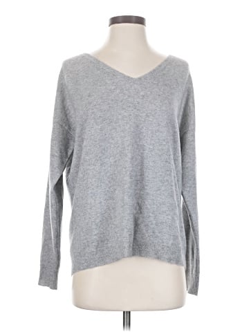 Aqua Cashmere Pullover Sweater (view 1)