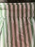 Unbranded 100% Polyester Stripes Green 3/4 Sleeve Blouse Size L - photo 7