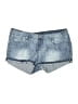 STS Blue Polka Dots Blue Denim Shorts Size 13 - photo 1