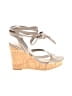 Guess Tan Gray Wedges Size 6 1/2 - photo 1