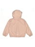 Uniqlo 100% Polyester Solid Pink Jacket Size 3 - 4 - photo 2