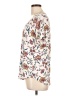 Old Navy Floral Ivory Short Sleeve Blouse Size L - photo 5