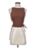 Zara Brown Sleeveless Top Size S - photo 1