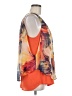 Patrizia Luca 100% Polyester Orange Sleeveless Blouse Size M - photo 4
