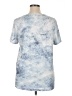 One World Tie-dye Blue Short Sleeve T-Shirt Size 1X - photo 2