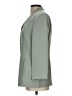 Due Per Due 100% Silk Green 3/4 Sleeve Silk Top Size 10 - photo 5