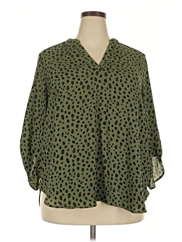 Lush 3/4 Sleeve Blouse (view 1)