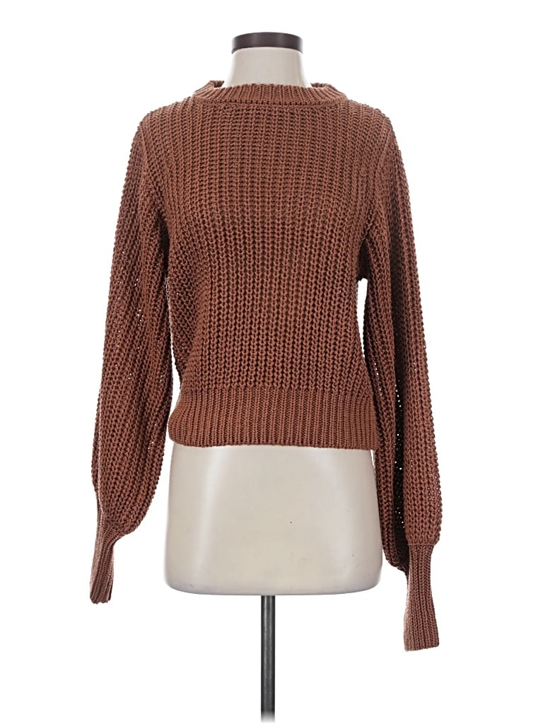 Pre-owned Z Supply Pullover Sweater In Brown