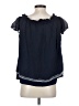 French Connection 100% Viscose Blue Sleeveless Blouse Size 4 - photo 2