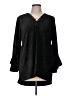 Cato Black Long Sleeve Blouse Size M - photo 1