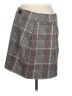 Ann Taylor 100% Polyester Plaid Brown Casual Skirt Size 12 - photo 1