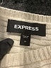 Express Color Block Gray Pullover Sweater Size M - photo 7