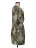 Peppermint Animal Print Green Cocktail Dress Size M - photo 4
