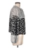 J by Joie 100% Polyester Silver White Long Sleeve Blouse Size M - photo 4