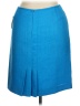 Tahari 100% Polyester Solid Blue Casual Skirt Size 14 (petite) - photo 2