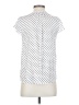 Maison d' Amelie 100% Polyester Polka Dots White Short Sleeve Blouse Size XS - photo 2