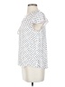 Maison d' Amelie 100% Polyester Polka Dots White Short Sleeve Blouse Size XS - photo 5
