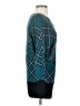 Cato Plaid Teal Pullover Sweater Size S - photo 4