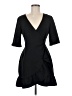 Topshop 100% Polyester Black Cocktail Dress Size 6 - photo 1