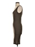 Parallel Solid Brown Casual Dress Size S - photo 5