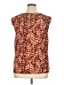 Kasper Orange Sleeveless Blouse Size XL - photo 2